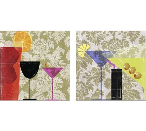 Cocktail  2 Piece Art Print Set by Posters International Studio