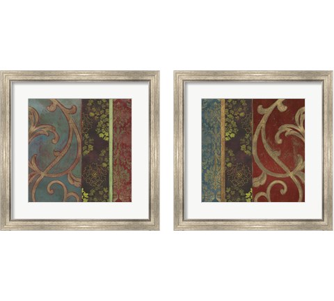 Embroidered  2 Piece Framed Art Print Set by Posters International Studio