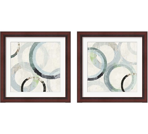 Pale Blues 2 Piece Framed Art Print Set by Tom Reeves