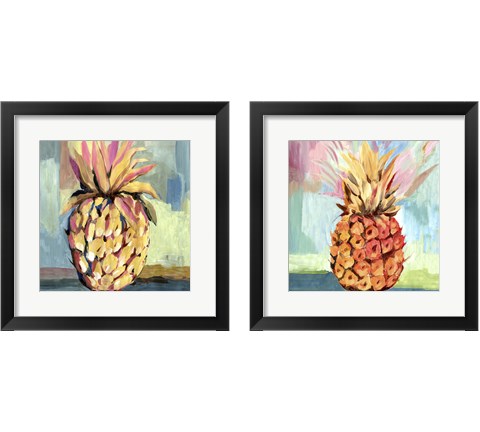 Pineapple 2 Piece Framed Art Print Set by Posters International Studio