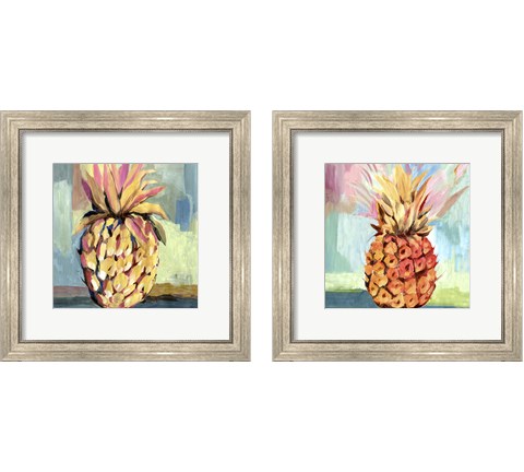 Pineapple 2 Piece Framed Art Print Set by Posters International Studio