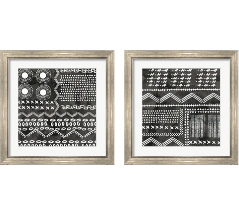 African Black  2 Piece Framed Art Print Set by Posters International Studio