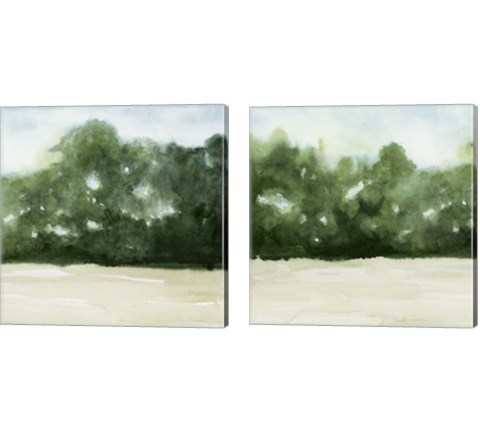 Loose Landscape 2 Piece Canvas Print Set by Grace Popp