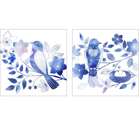 Avian Twilight 2 Piece Art Print Set by Grace Popp