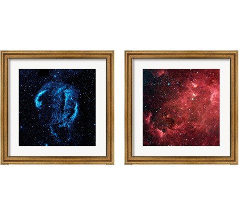 Space Photography 2 Piece Framed Art Print Set