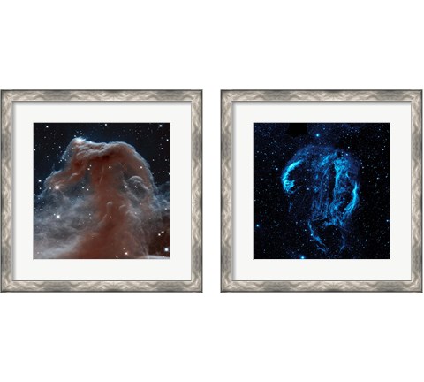 Space Photography 2 Piece Framed Art Print Set