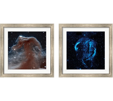 Space Photography 2 Piece Framed Art Print Set