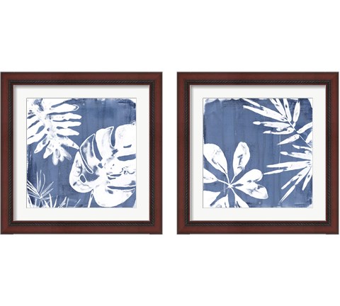 Tropical Indigo Impressions 2 Piece Framed Art Print Set by June Erica Vess