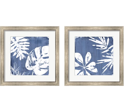 Tropical Indigo Impressions 2 Piece Framed Art Print Set by June Erica Vess