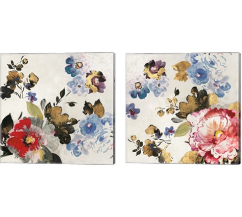 French Flower 2 Piece Canvas Print Set by Posters International Studio
