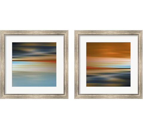 Blurred Landscape 2 Piece Framed Art Print Set by PI Galerie