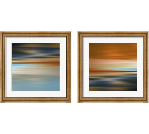Blurred Landscape 2 Piece Framed Art Print Set by PI Galerie