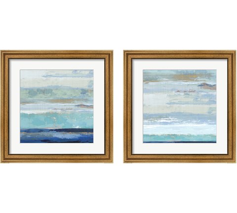 Sea Shore 2 Piece Framed Art Print Set by PI Galerie