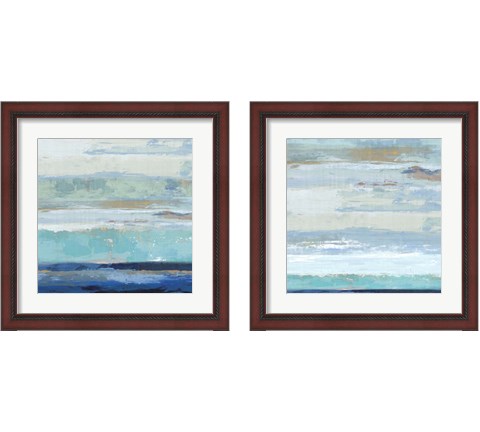 Sea Shore 2 Piece Framed Art Print Set by PI Galerie