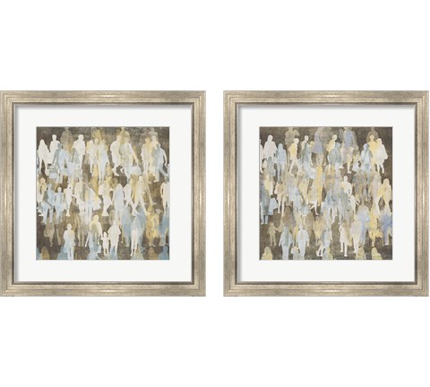 Silhouettes  2 Piece Framed Art Print Set by PI Galerie