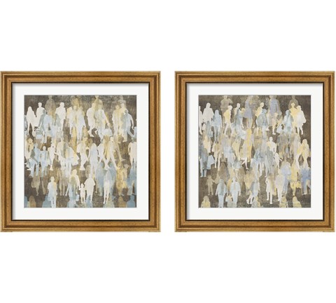 Silhouettes  2 Piece Framed Art Print Set by PI Galerie
