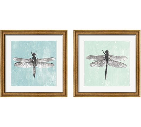 Dragonfly  2 Piece Framed Art Print Set by PI Galerie