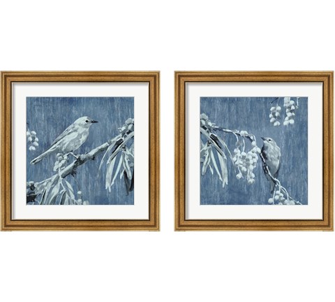 Denim Songbird 2 Piece Framed Art Print Set by Edward Selkirk