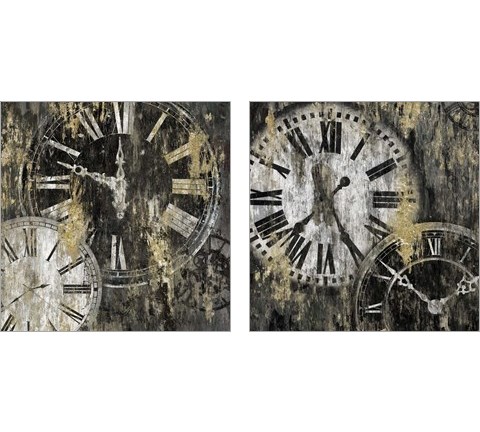 Clockwork  2 Piece Art Print Set by Edward Selkirk