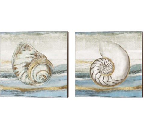 Pacific Touch  2 Piece Canvas Print Set by Aimee Wilson