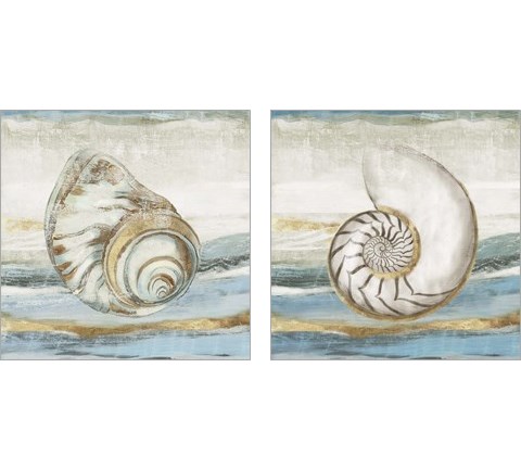 Pacific Touch  2 Piece Art Print Set by Aimee Wilson