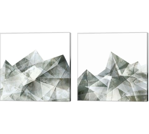 Paper Mountains 2 Piece Canvas Print Set by Posters International Studio