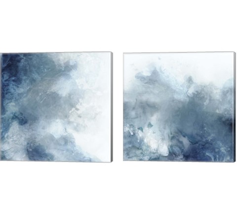 Watercolor Stain 2 Piece Canvas Print Set by Posters International Studio