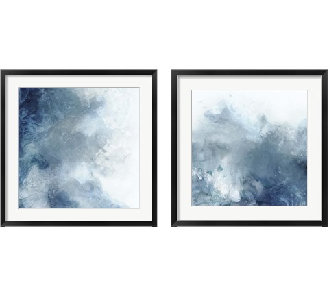 Watercolor Stain 2 Piece Framed Art Print Set by Posters International Studio