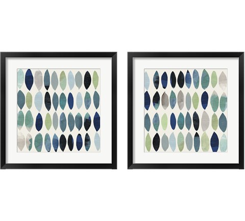 Leaf Abstract 2 Piece Framed Art Print Set by Posters International Studio