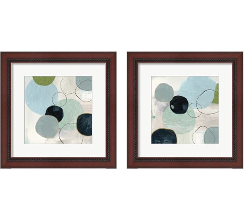 Soft Circle 2 Piece Framed Art Print Set by Tom Reeves