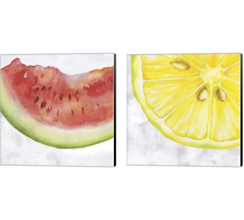 Fruit 2 Piece Canvas Print Set by Eva Watts