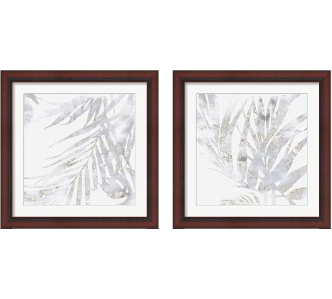 Faded Leaves 2 Piece Framed Art Print Set by Eva Watts