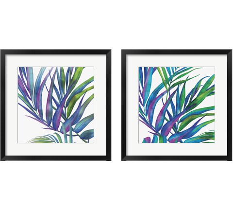 Colorful Leaves 2 Piece Framed Art Print Set by Eva Watts