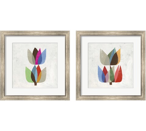 Tulip 2 Piece Framed Art Print Set by Posters International Studio