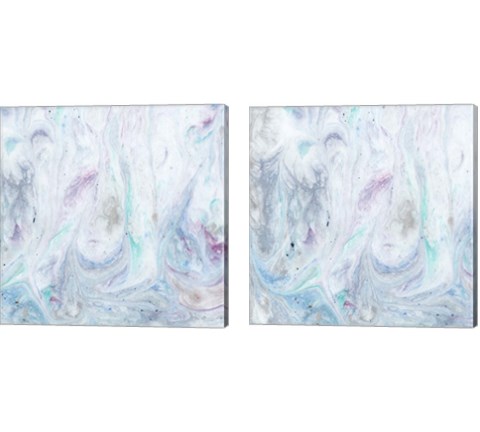 Marble  2 Piece Canvas Print Set by Alicia Ludwig