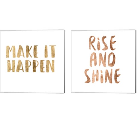 Power Quotes 2 Piece Canvas Print Set by Anna Hambly
