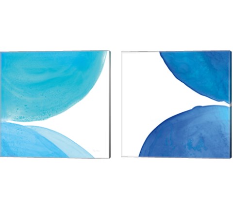 Pools of Turquoise 2 Piece Canvas Print Set by Piper Rhue