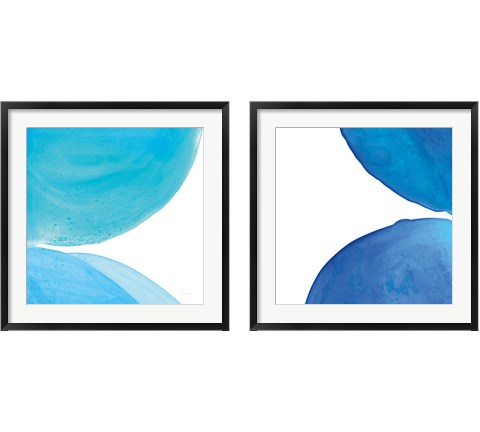Pools of Turquoise 2 Piece Framed Art Print Set by Piper Rhue