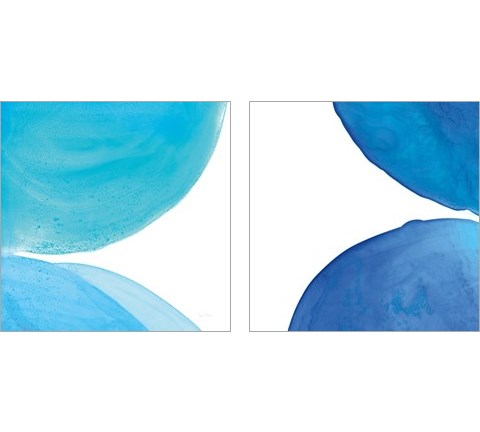 Pools of Turquoise 2 Piece Art Print Set by Piper Rhue