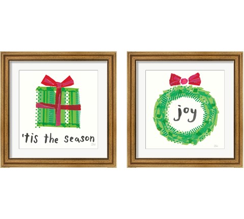 Joyful Season 2 Piece Framed Art Print Set by Melissa Averinos