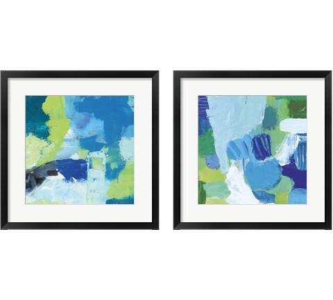 Mountain Reflection 2 Piece Framed Art Print Set by Farida Zaman