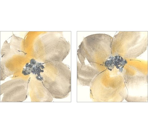 Flower Tones 2 Piece Art Print Set by Chris Paschke