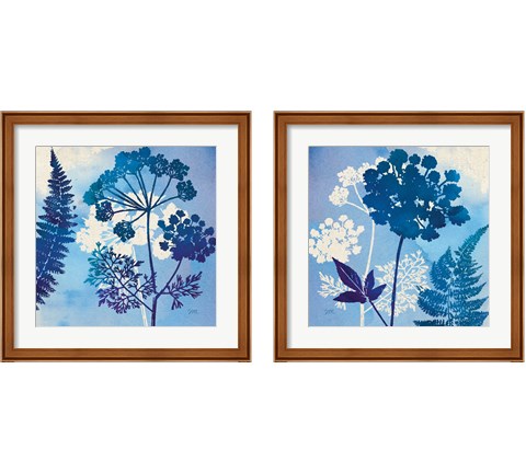 Blue Sky Garden 2 Piece Framed Art Print Set by Studio Mousseau