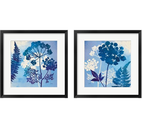 Blue Sky Garden 2 Piece Framed Art Print Set by Studio Mousseau
