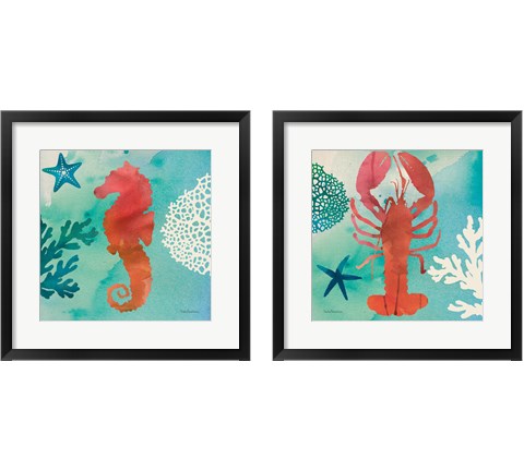 Under the Sea 2 Piece Framed Art Print Set by Studio Mousseau