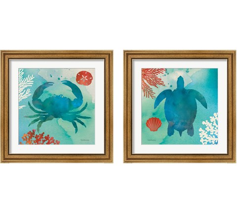 Under the Sea 2 Piece Framed Art Print Set by Studio Mousseau