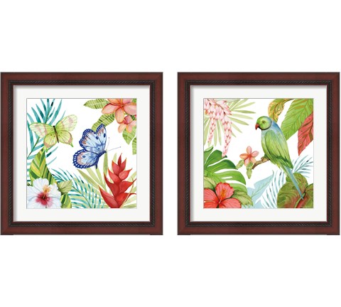 Treasures of the Tropics 2 Piece Framed Art Print Set by Kathleen Parr McKenna