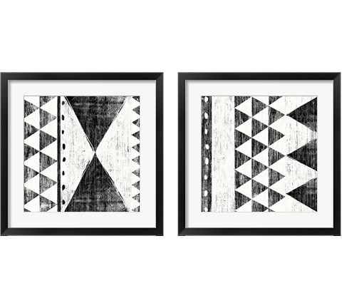 Patterns of the Savanna BW 2 Piece Framed Art Print Set by Moira Hershey