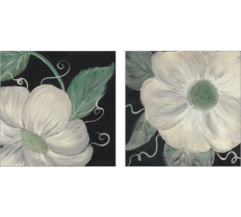 Dogwood  2 Piece Art Print Set by Roey Ebert