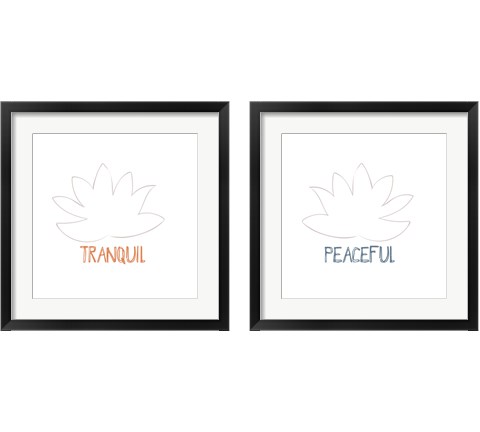 Tranquil & Peaceful 2 Piece Framed Art Print Set by Pamela J. Wingard